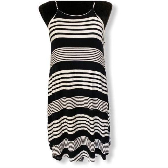 YA Los Angeles spaghetti strap striped dress - Picture 1 of 7